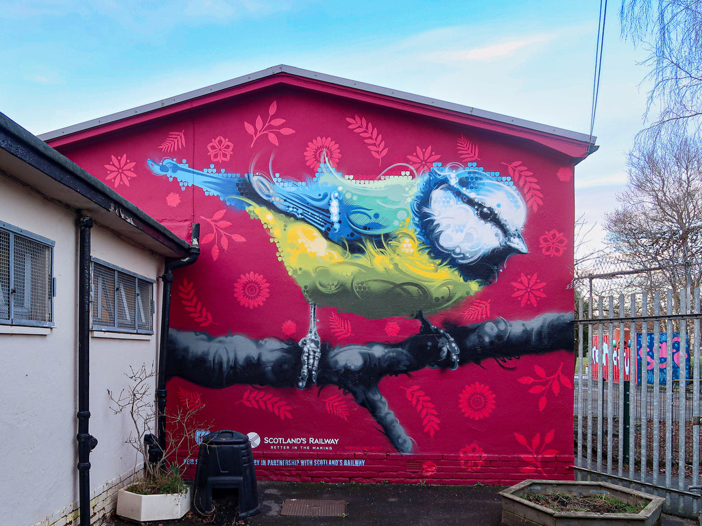 Bringing Nature to Life: The Journey of Creating a Nature-Inspired Mural in Motherwell, Scotland